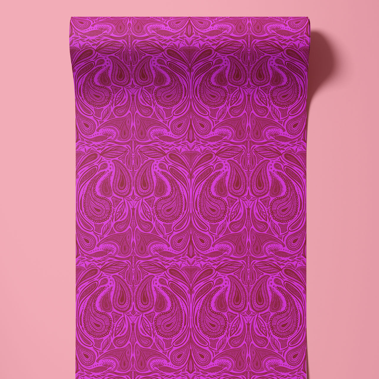Margaux Fuchsia Wallpaper Sample