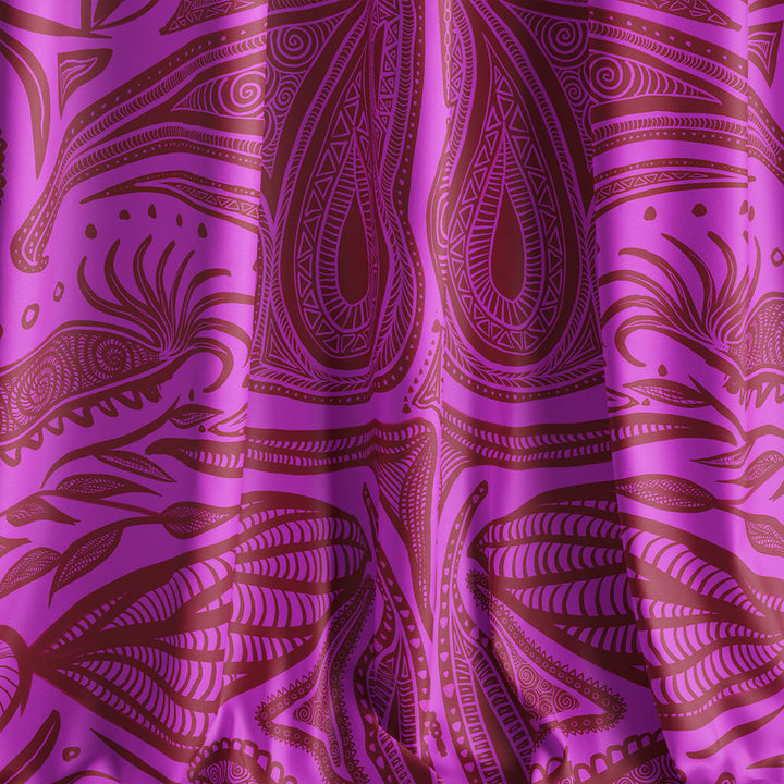 Margaux Fuchsia Velvet Fabric