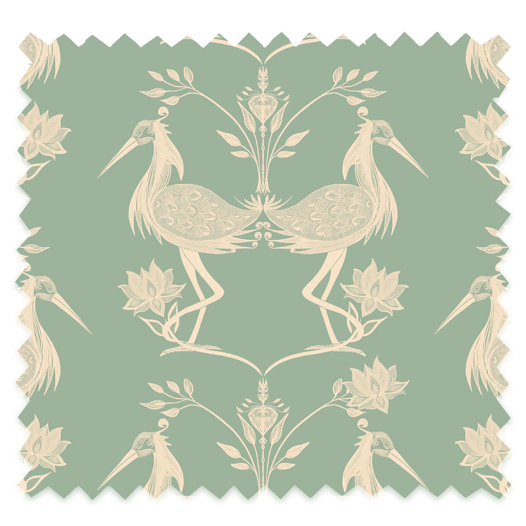 Lotus Mint Recycled Velvet