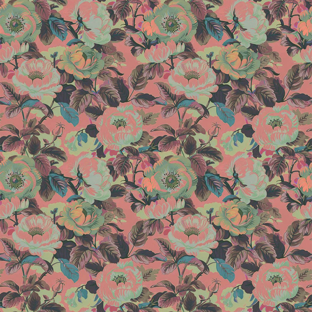 Rococo Roses Posy Wallpaper Sample