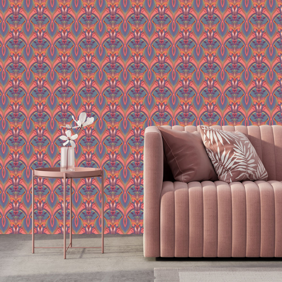 Soltar Dusky Pink Wallpaper Sample