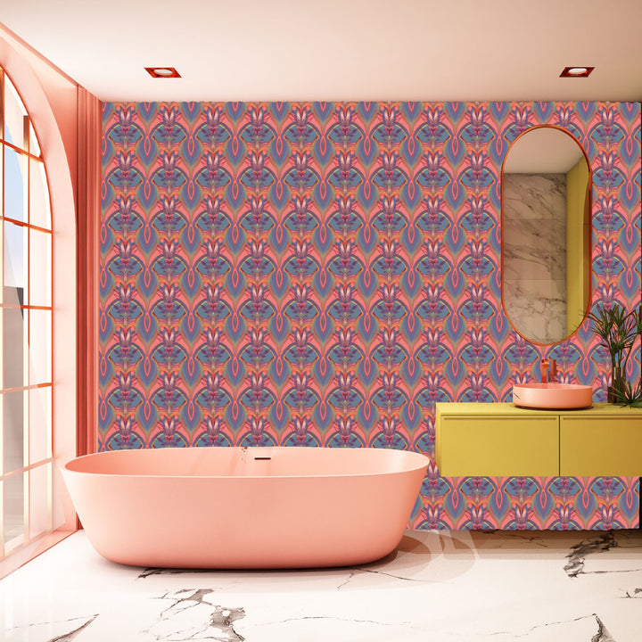 Soltar Dusky Pink Wallpaper