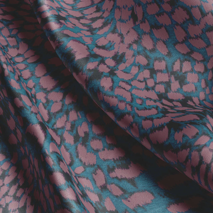 Leopard Berry Velvet Fabric