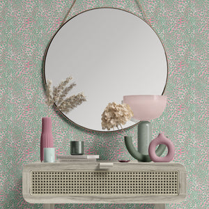 Leopard Pink Sorbet Wallpaper Sample