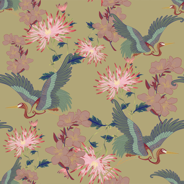Blossom Dandelion Wallpaper Sample
