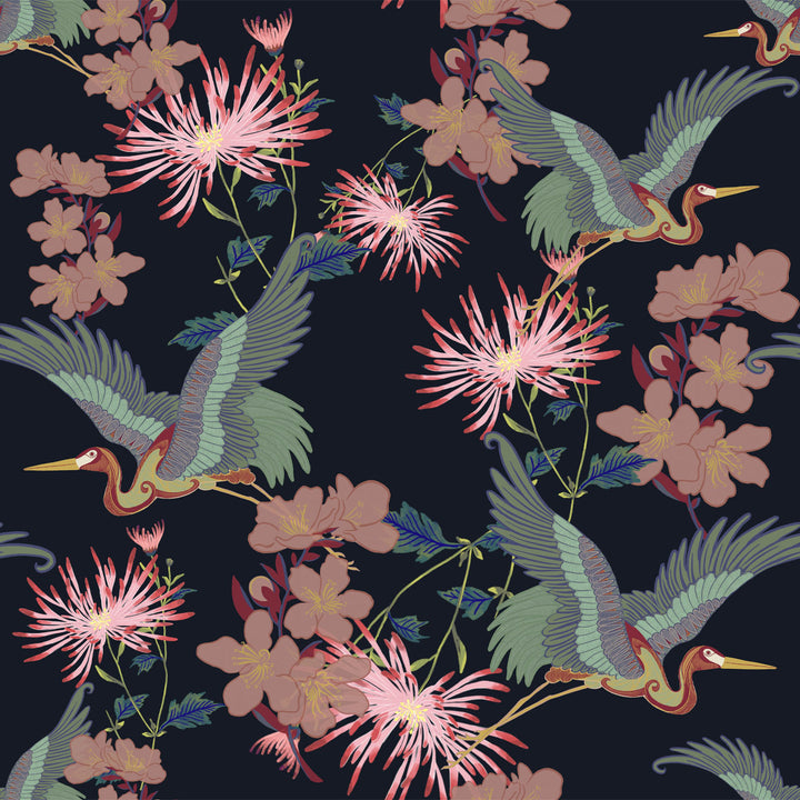Blossom Noir Wallpaper Sample