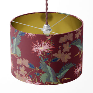 Blossom Rouge Drum Lampshade