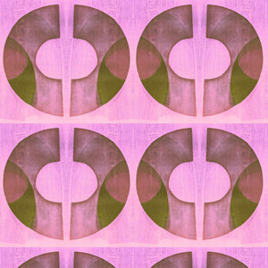 Bouclé Flamingo Wallpaper Sample