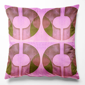 Bouclé Flamingo Velvet Cushion