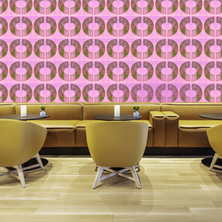 Bouclé Flamingo Wallpaper
