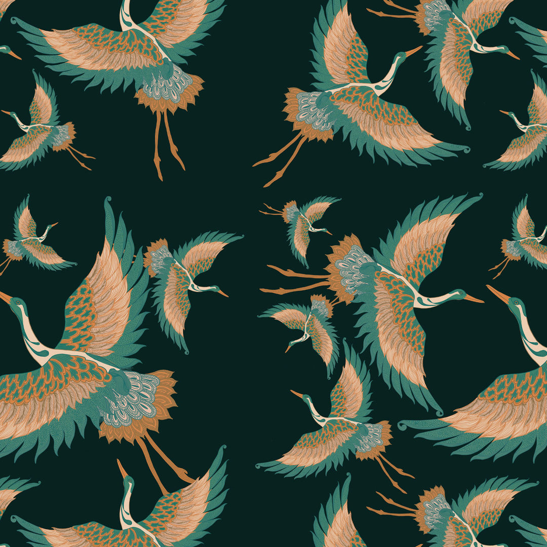 Pachamama Forest Velvet Fabric Sample