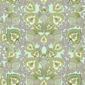 Garden of India Pistachio Velvet Fabric