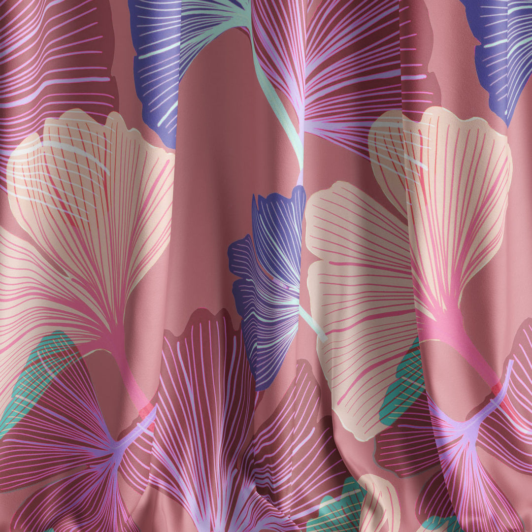 Ginkgo Candy Velvet Fabric