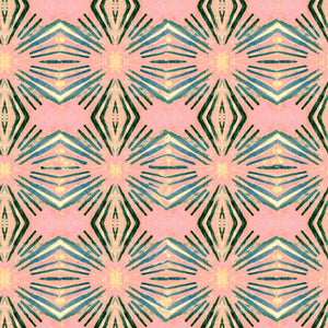 Itajime Diamond Blush Wallpaper Sample