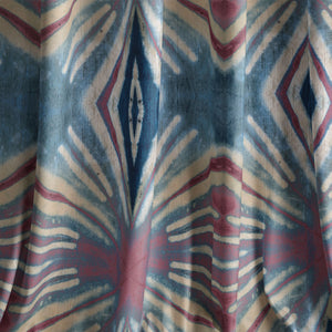 Itajime Diamond Rouge Velvet Fabric