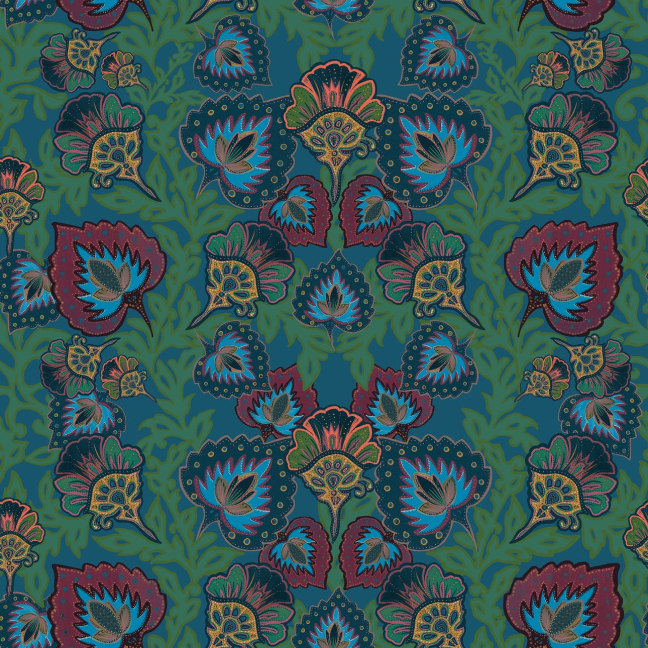 Garden of India Peacock Wallpaper