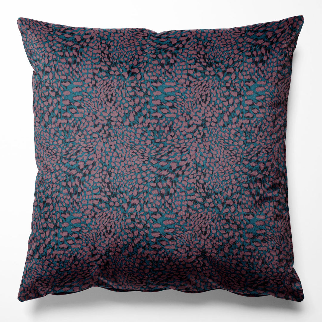 Leopard Berry Velvet Cushion