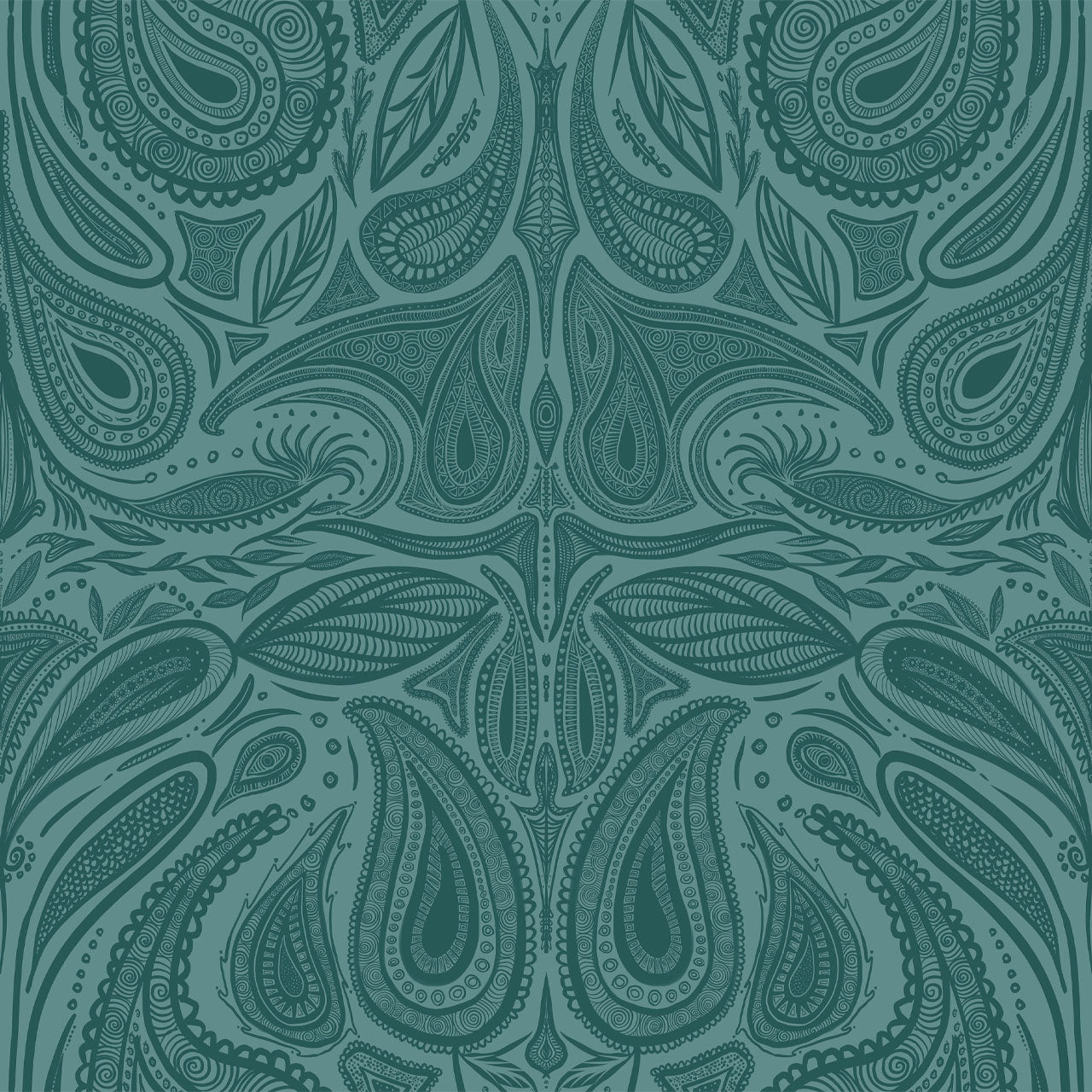 Margaux Teal Fabric Sample