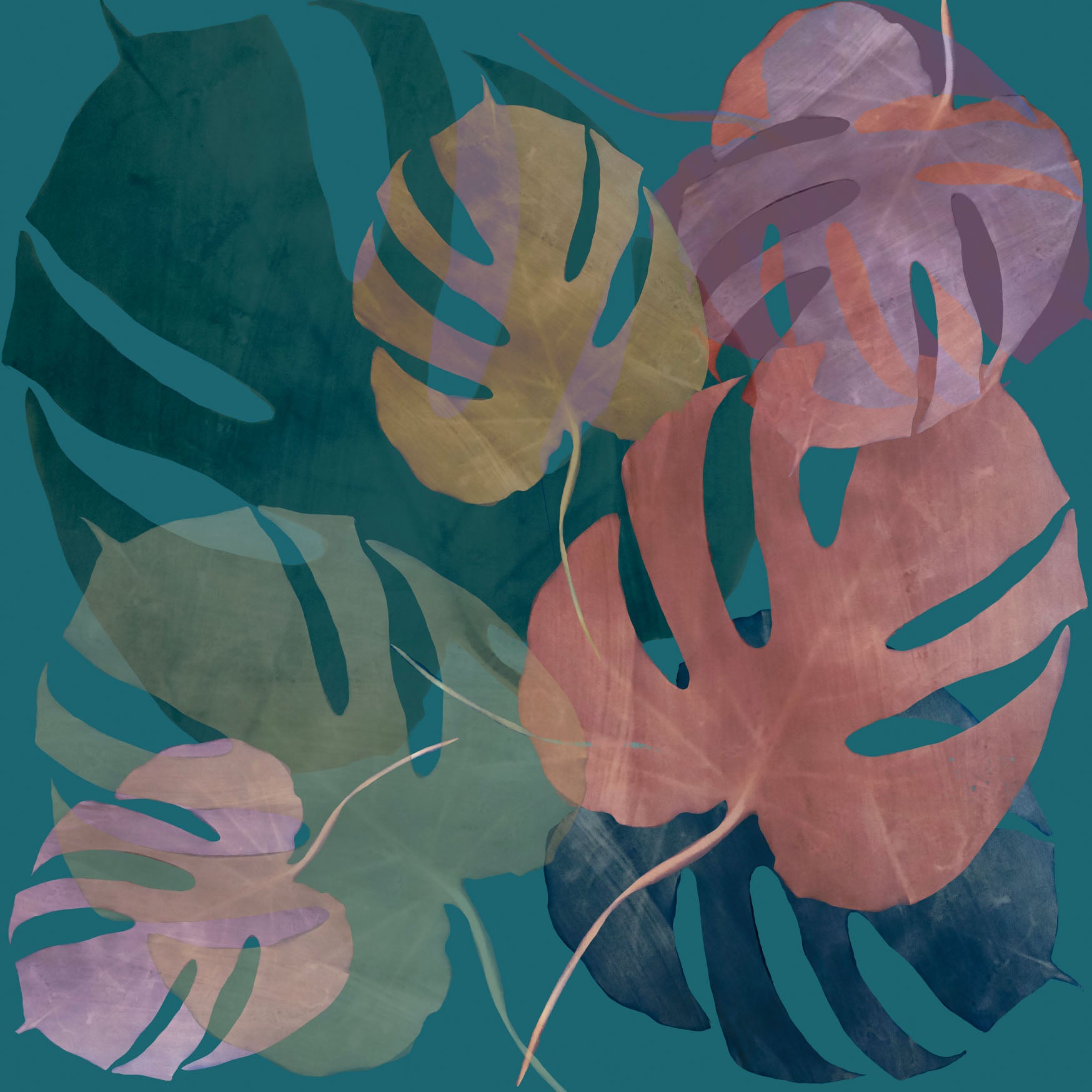 Monstera Art Square Print