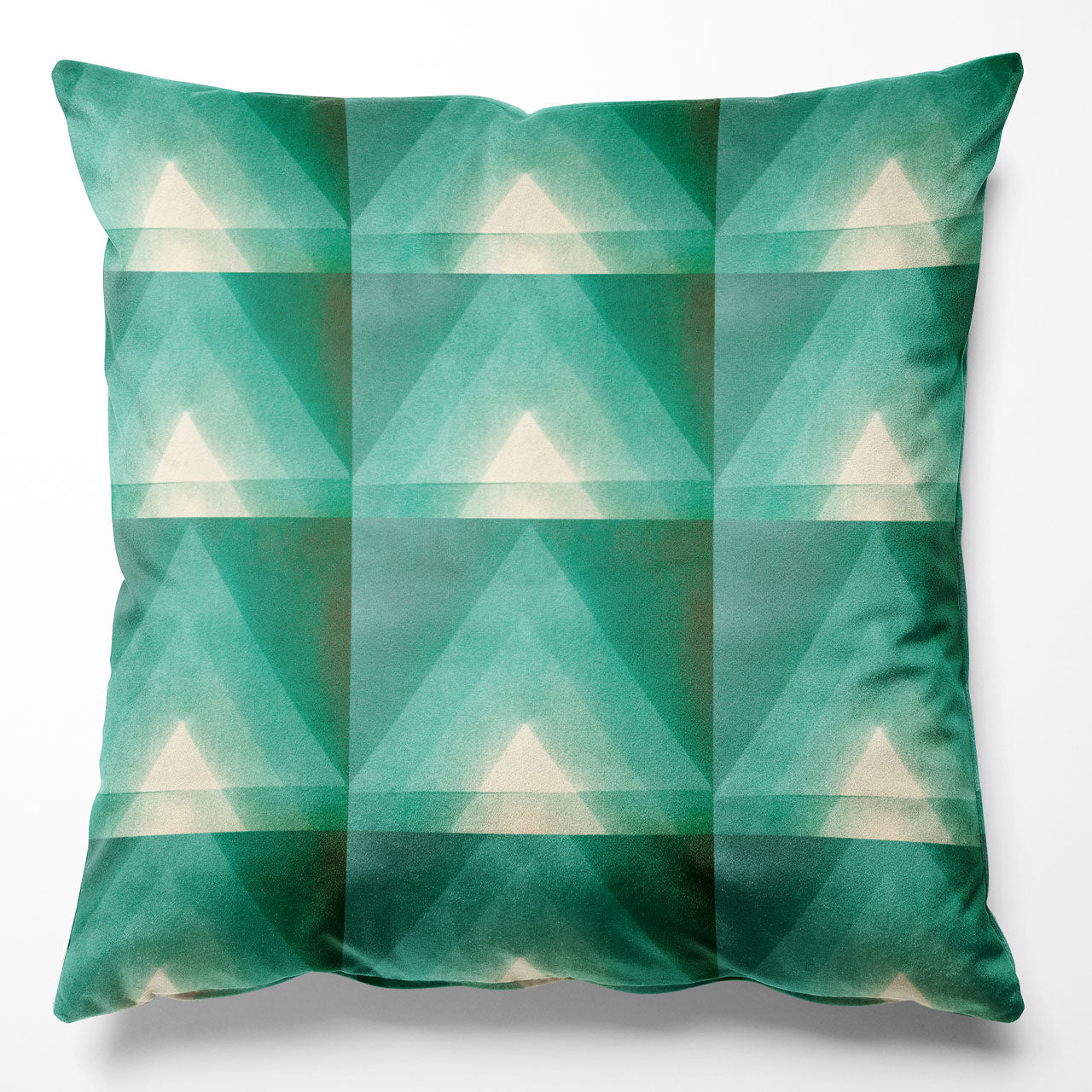 Motif Jade Velvet Cushion