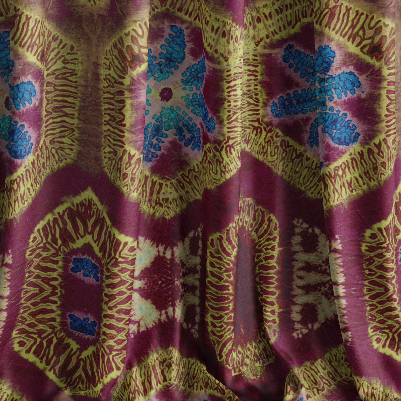 Nui Burst Jewel Velvet Fabric Sample
