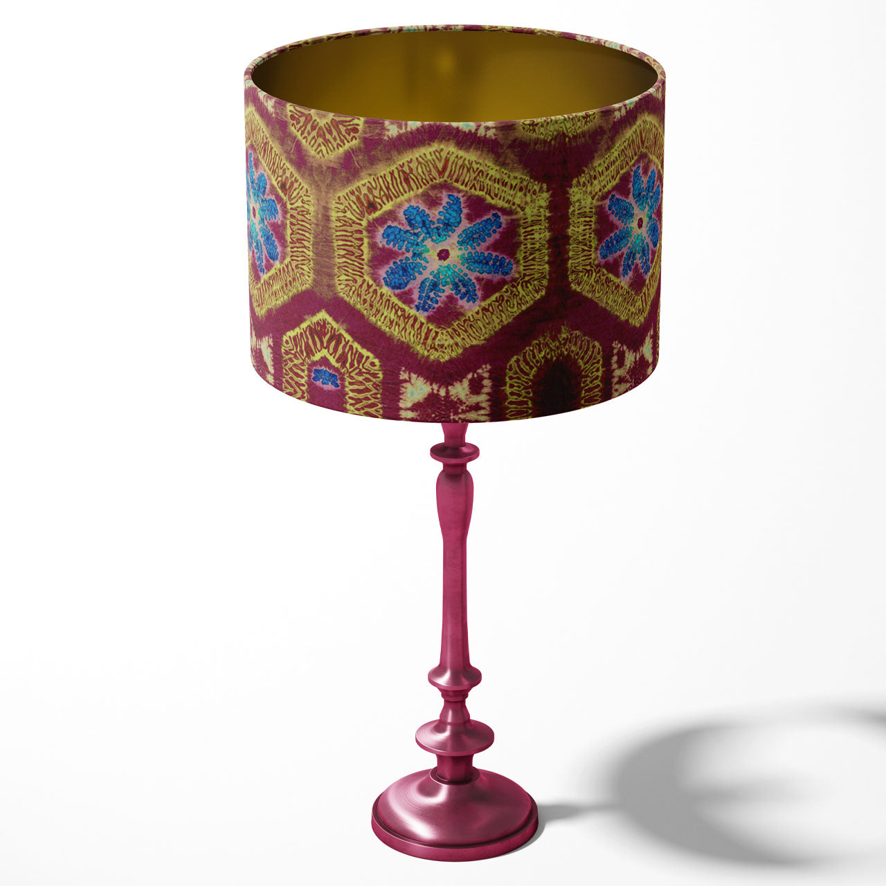 Nui Burst Jewel Drum Lampshade