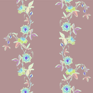 Passion Flower Geranium Wallpaper Sample