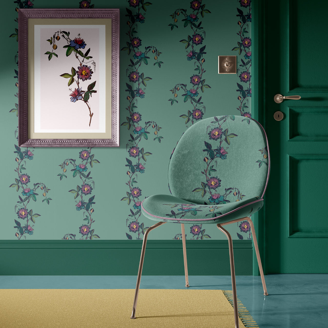Passion Flower Leaf Wallpaper