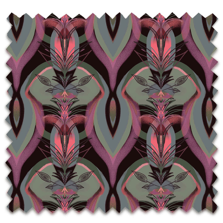Soltar Raspberry Velvet Fabric