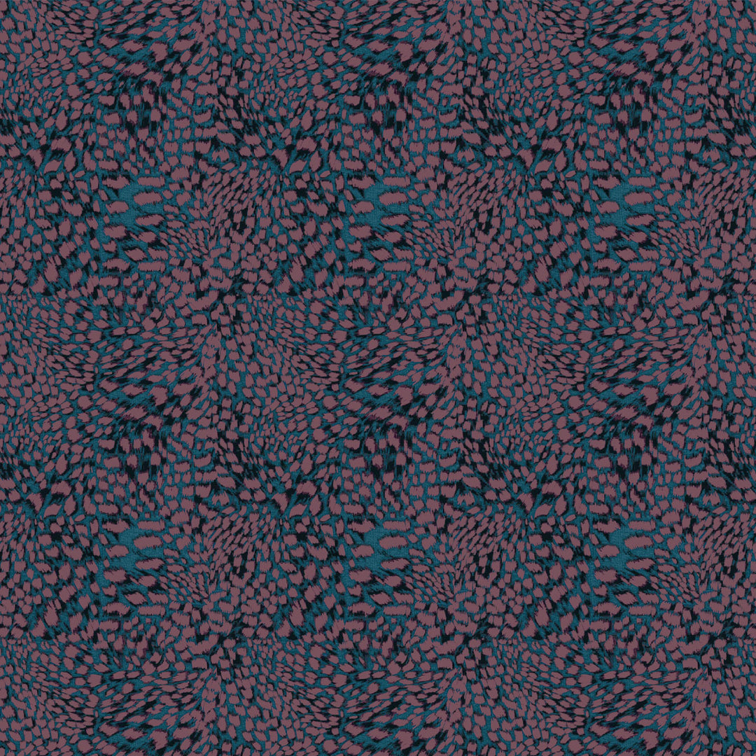 Leopard Berry Velvet Fabric Sample