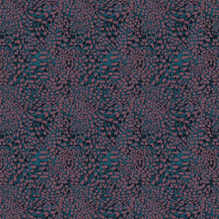 Leopard Berry Velvet Fabric