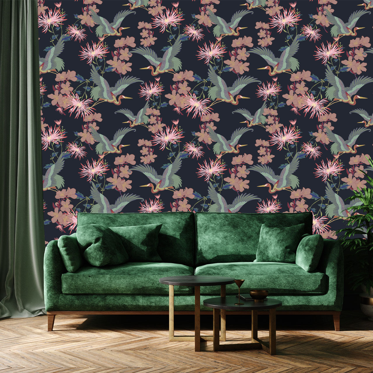 Blossom Noir Wallpaper