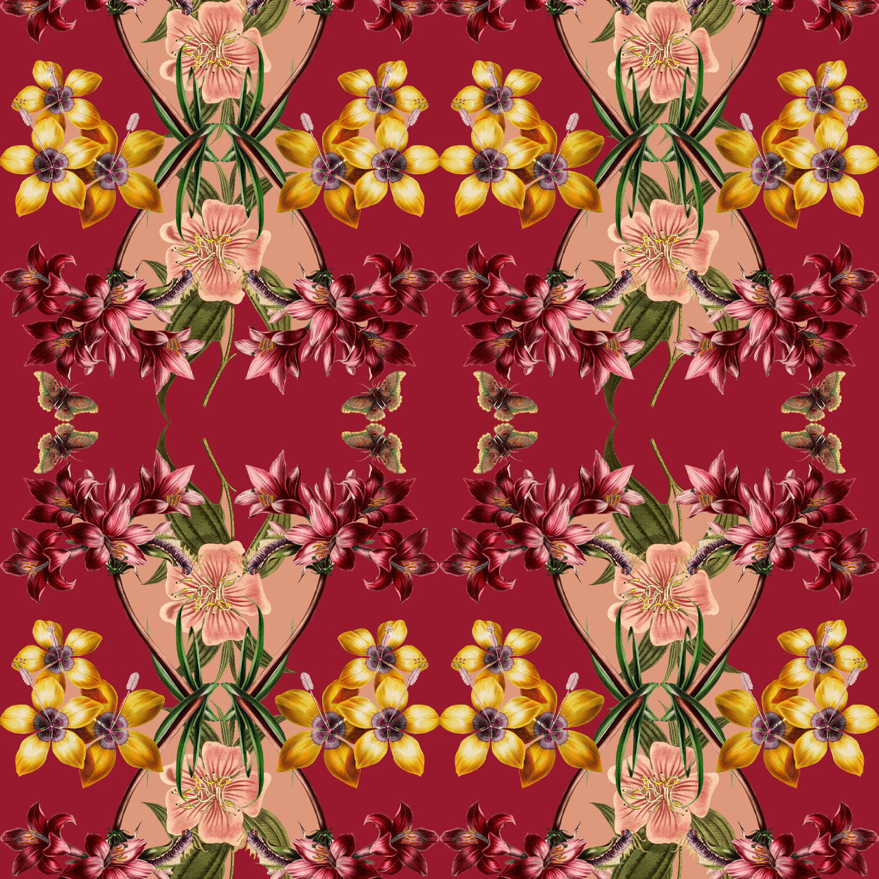 Hampi Cherry Cushion