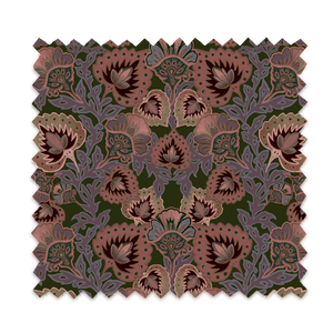 Garden of India Grass Linen Fabric Sample