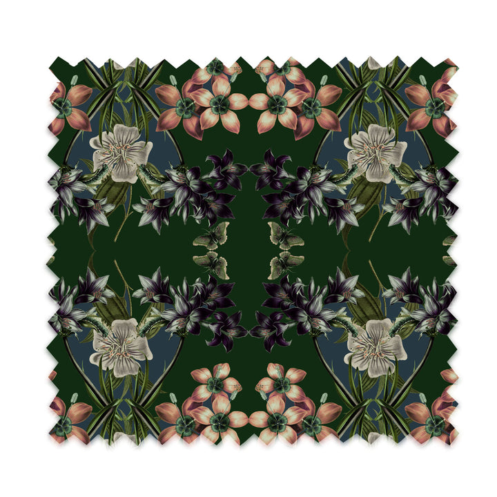 Hampi Pine Velvet Fabric Sample