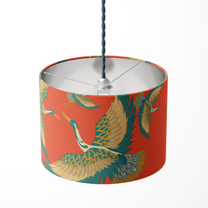 Pachamama Coral Drum Lampshade