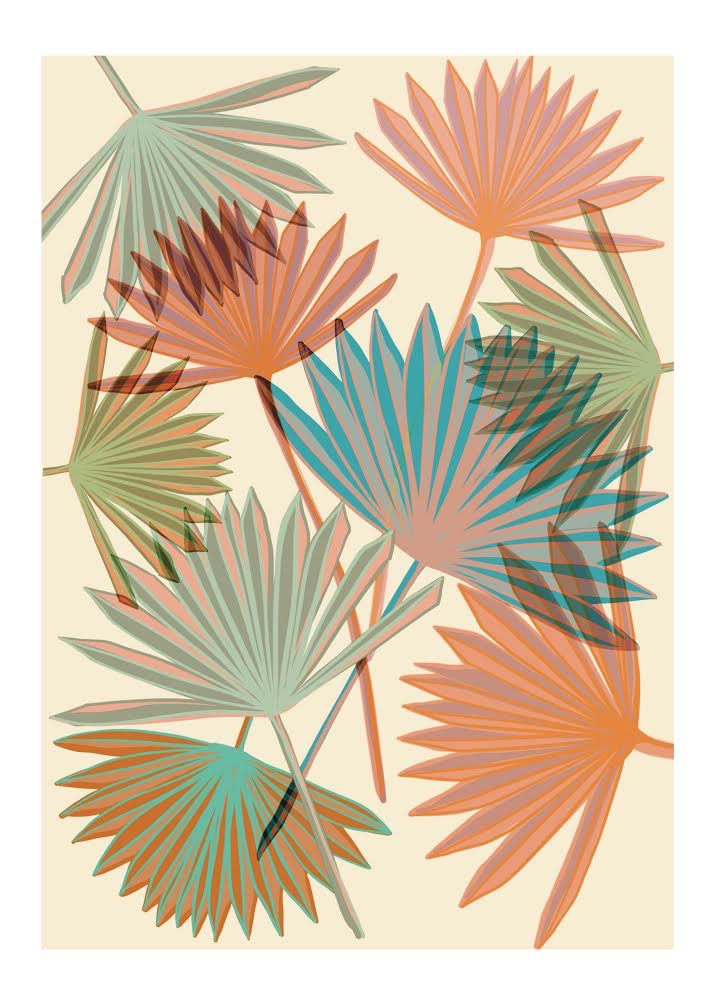 Palm Bright Art Print