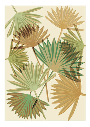 Palm Green Art Print