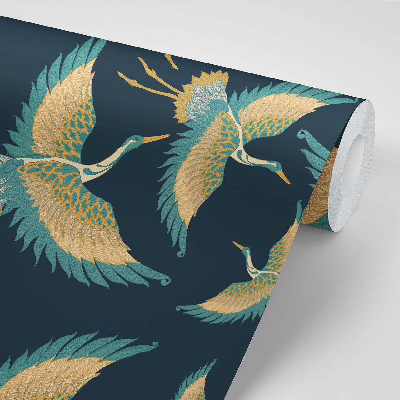 Pachamama Indigo Wallpaper Sample