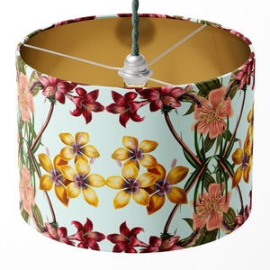 Hampi Mint Drum Lampshade