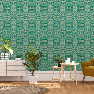 Esprit Sea Green Wallpaper Sample