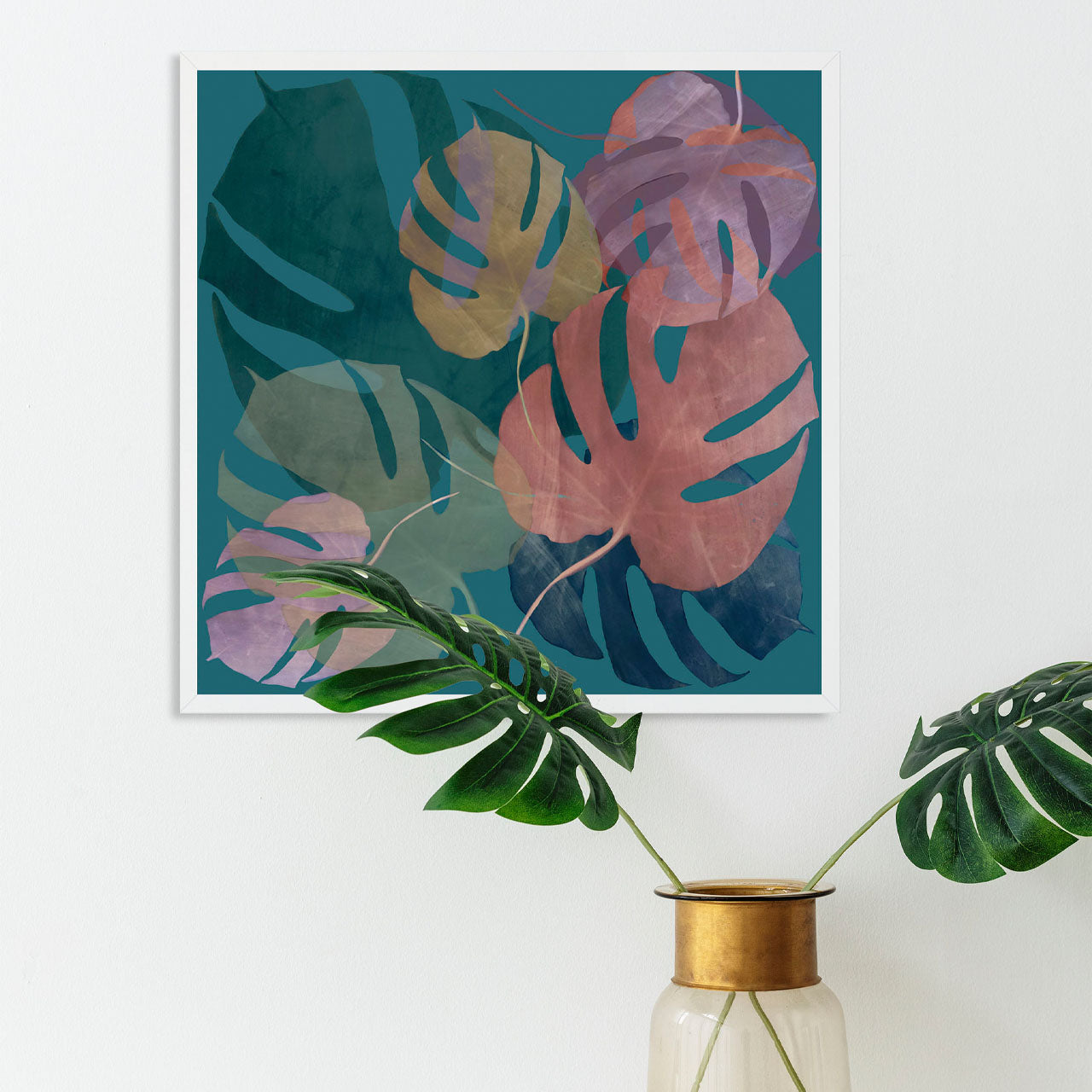Monstera Art Square Print