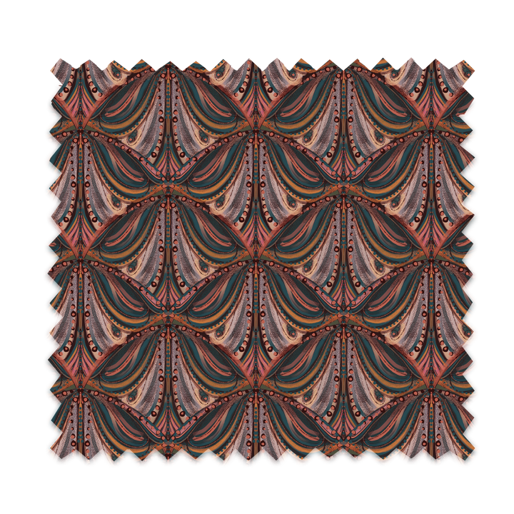 Mumbai Deco Cinnamon Linen Fabric