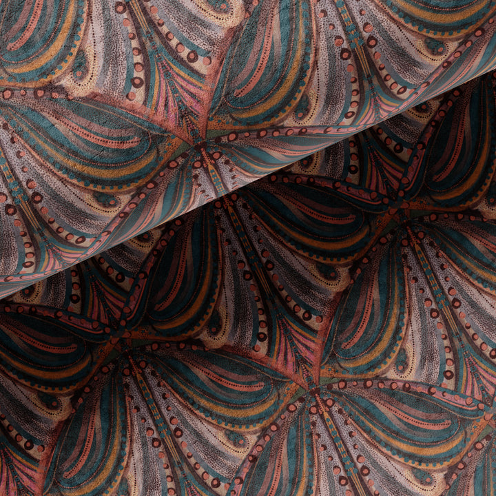 Mumbai Deco Cinnamon Velvet Fabric Sample