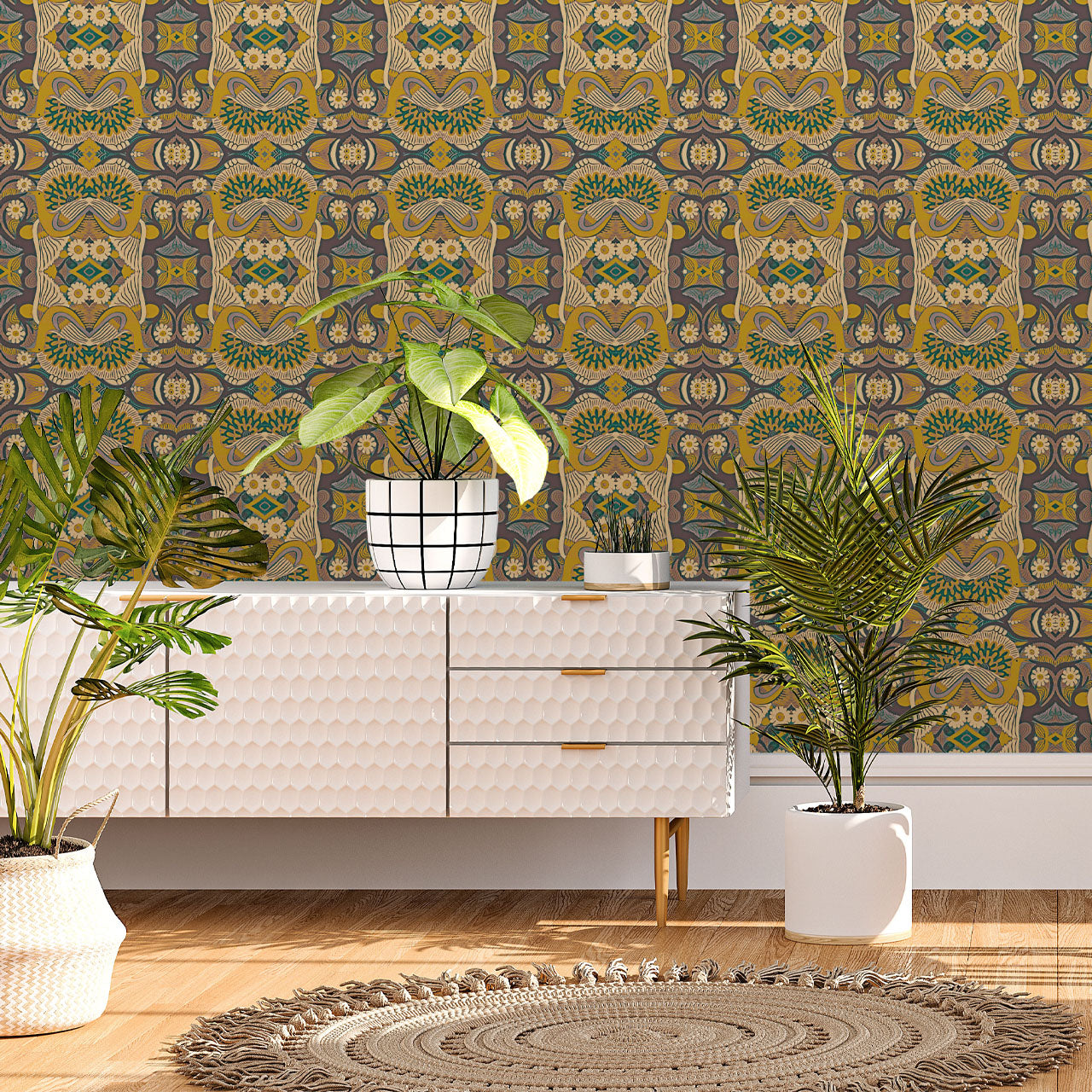 Esprit Mustard Wallpaper