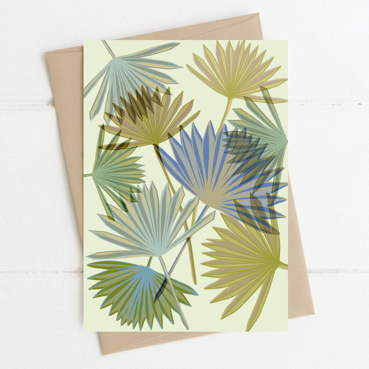 Palm Lilac Greetings Card