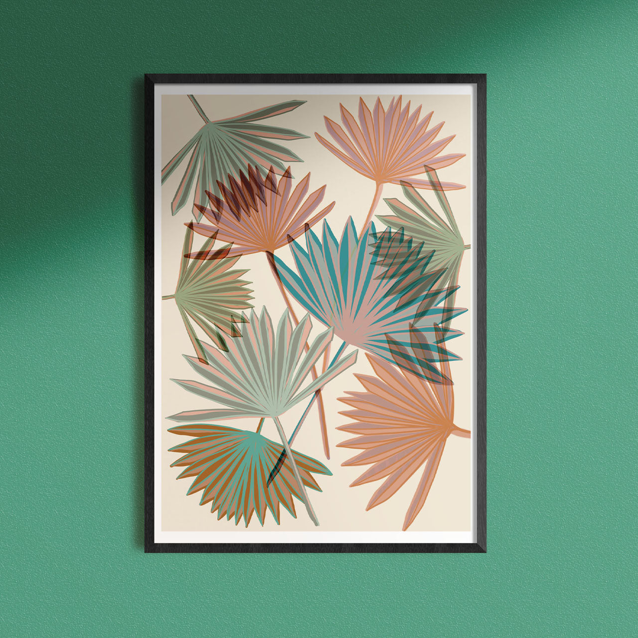 Palm Pastel Art Print