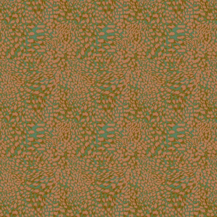 Leopard Peach Wallpaper Sample