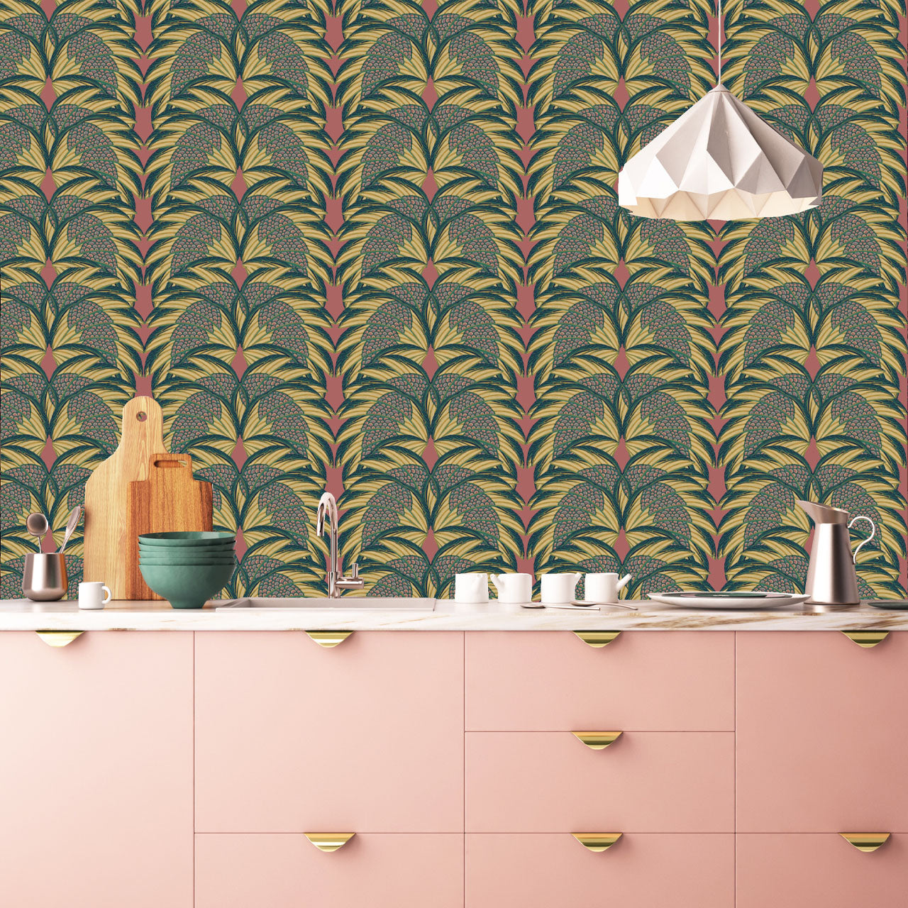 Plume Rose Wallpaper