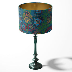 Garden of India Peacock Drum Lampshade